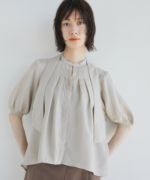※muuuk3.9.1※UNITED TOKYO ブラウス2枚セット UNITED TOKYO ブラウス シャツ キュプラタックハーフスリーブ