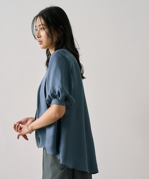 ※muuuk3.9.1※UNITED TOKYO ブラウス2枚セット UNITED TOKYO ブラウス シャツ キュプラタックハーフスリーブ