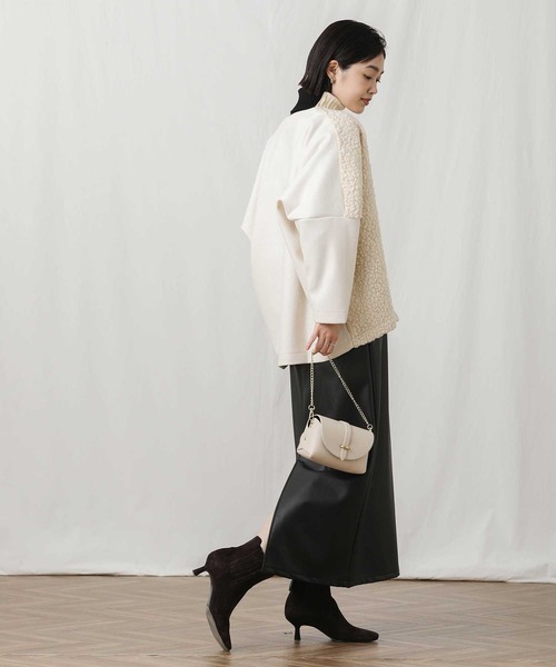 「malla」 ブルゾン FREE ホワイト レディース_画像3