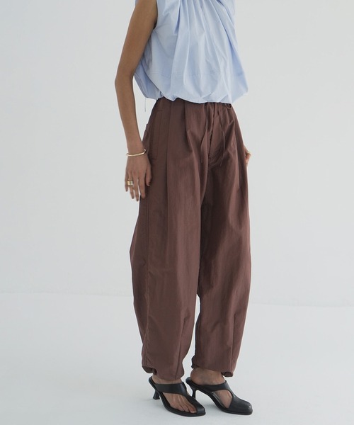 CLANE（クラネ） ワイドパンツ パンツ COTTON PARACHUTE PANTS