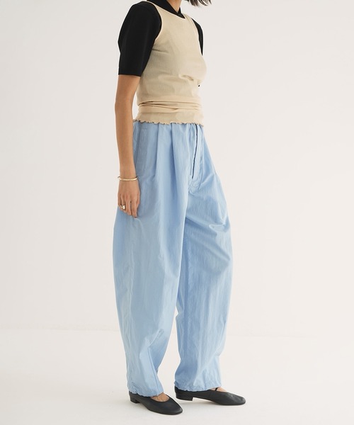 CLANE（クラネ） ワイドパンツ パンツ COTTON PARACHUTE PANTS