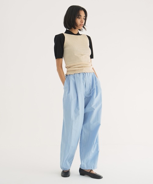 CLANE（クラネ） ワイドパンツ パンツ COTTON PARACHUTE PANTS