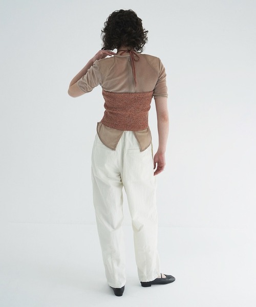 CLANE（クラネ） ワイドパンツ パンツ COTTON PARACHUTE PANTS