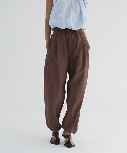 CLANE（クラネ） ワイドパンツ パンツ COTTON PARACHUTE PANTS