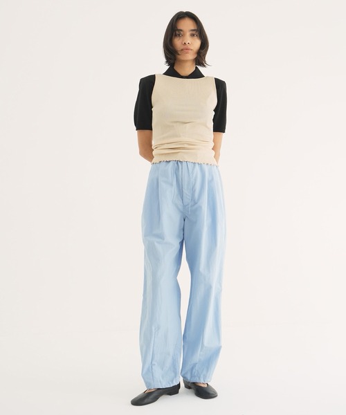 CLANE（クラネ） ワイドパンツ パンツ COTTON PARACHUTE PANTS