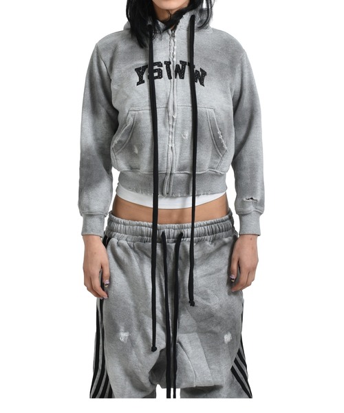 YORI SPORT（ヨリスポーツ） パーカー YSSW MESH LOGO ZIP UP HOODIE