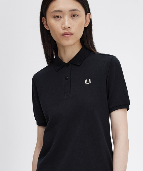 「FRED PERRY」 半袖ポロシャツ 8 ブラック系その他2 レディース