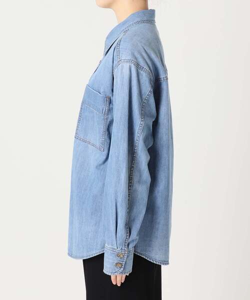 Spick＆Span ブラウス シャツ 「追加」ライトオンスデニムシャツ