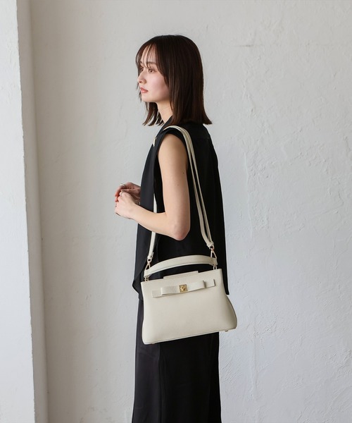 VitaFelice（ヴィータフェリーチェ） ハンドバッグ リボンデザイン2way