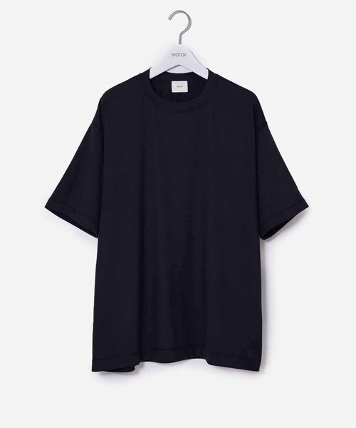 tシャツ 「BIOTOP」ウォッシャブル ウール天竺TEE レディース