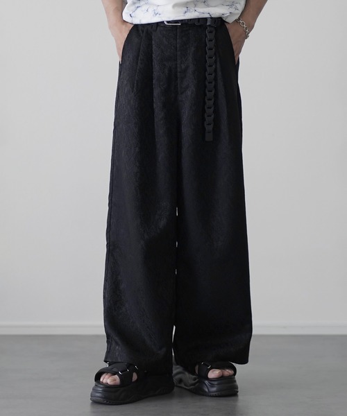 haggar 00s 2タック ワイド バギー サマースラックス　ブラック 黒 haggar 00s 2タック ワイド バギー サマースラックス ブラック