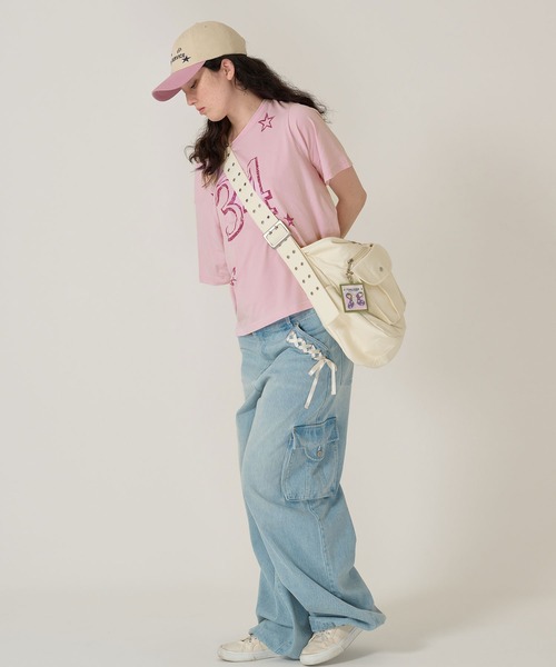 TINA：JOJUN tシャツ オーバーサイズ プリントTシャツ