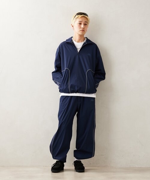 Kappa 「Kappa」 パンツ LARGE ブラック メンズ : ZOZOTOWN