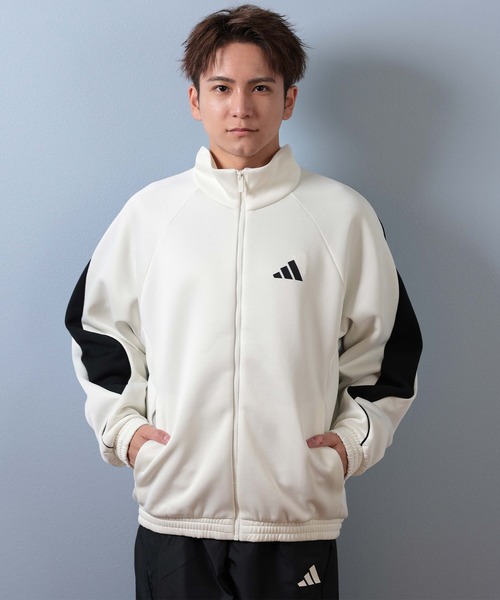adidas アディダス トラックジャケット ジャージ M ホワイト adidas アディダス♡トラックジャケット/ジャージ ホワイト M