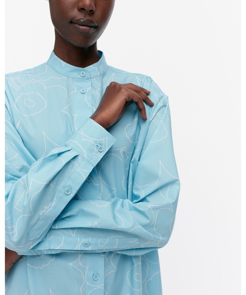 marimekko ブラウス シャツ Rohkea Piirto Unikko / shirt