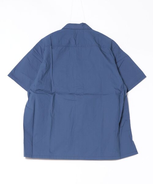 ブルー様 BLUE シャツ タイプライター ショートスリーブ スナップワーク