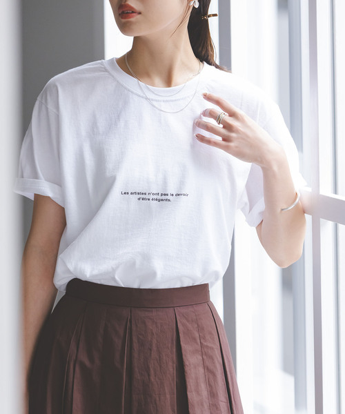 tシャツ Yvonlambert/イヴォン・ランベール グラフィックT レディース