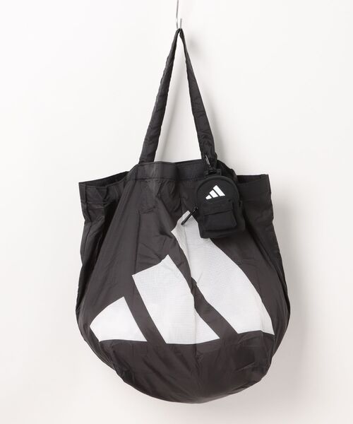 FANTASTICS buddix 黒白 エコバッグ adidas（アディダス） エコバッグ 「adidas」パッカブルエコバッグ