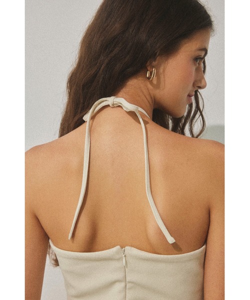 ALEXIA STAM（アリシアスタン） カップ付き キャミソール Halter Neck