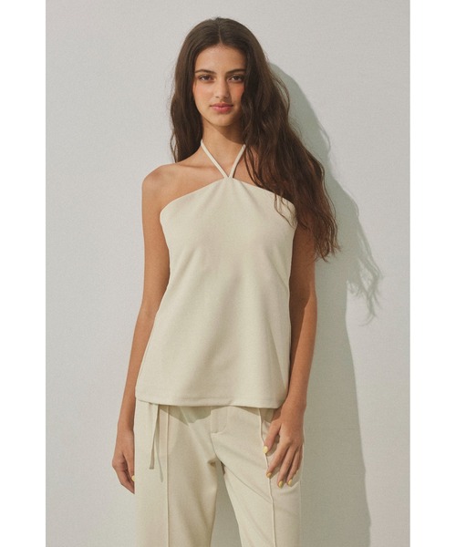 ALEXIA STAM（アリシアスタン） カップ付き キャミソール Halter Neck
