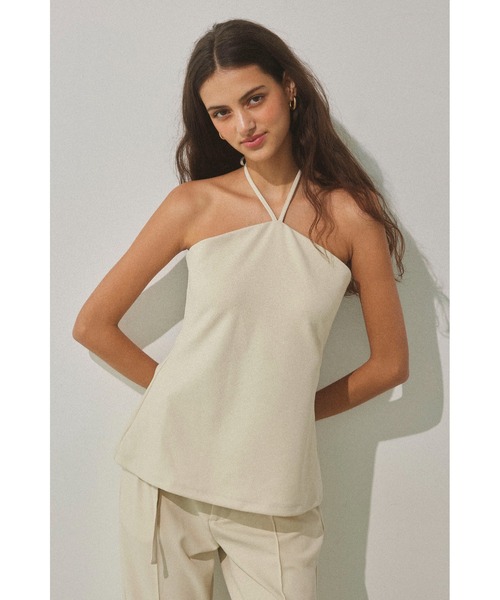 ALEXIA STAM（アリシアスタン） カップ付き キャミソール Halter Neck