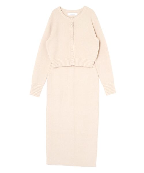 LAGUNAMOON（ラグナムーン） ワンピース カーデニットセットアップ