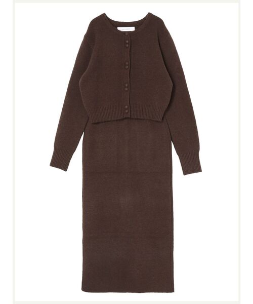 LAGUNAMOON（ラグナムーン） ワンピース カーデニットセットアップ