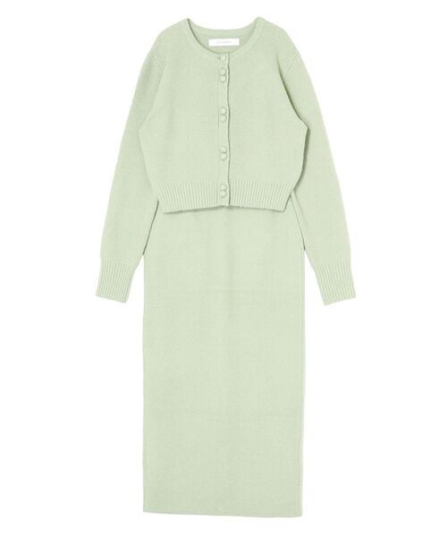 LAGUNAMOON（ラグナムーン） ワンピース カーデニットセットアップ