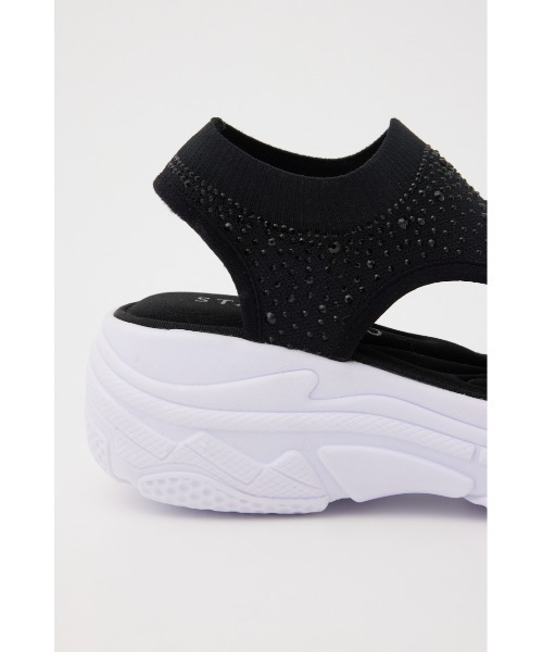 「STACCATO」 フラットサンダル 23.0cm グレー レディース_画像6