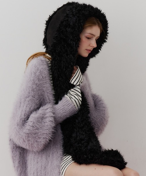 J1U by LA BELLE ETUDE マフラー ストール ムートンライクボンディング