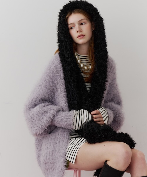 J1U by LA BELLE ETUDE マフラー ストール ムートンライクボンディング