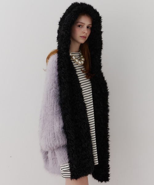 J1U by LA BELLE ETUDE マフラー ストール ムートンライクボンディング