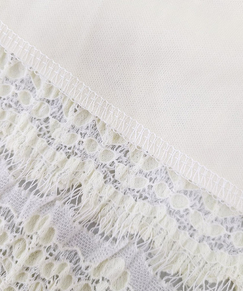 「DAY CLOSET」 ノースリーブワンピース M アイボリー レディース_画像9