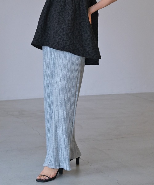 AKTE（アクテ） イージーパンツ FREE シルバー レディース : ZOZOTOWN