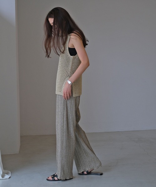 AKTE（アクテ） イージーパンツ FREE シルバー レディース : ZOZOTOWN