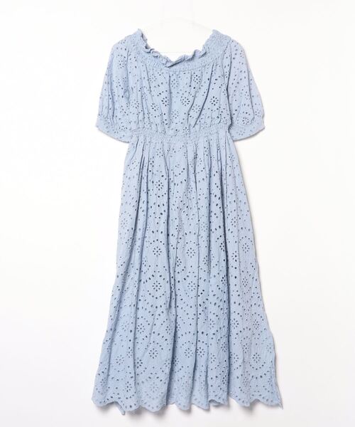 「31 Sons de mode」 半袖ワンピース 36 ブルー レディース_画像2