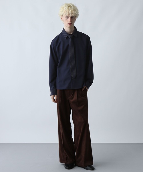 HARE（ハレ） シャツ ネクタイデザインシャツ(HARE) メンズ : ZOZOTOWN