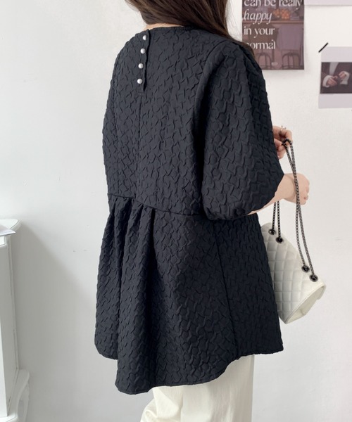 「ABITOKYO」 半袖チュニック L グリーン レディース_画像9