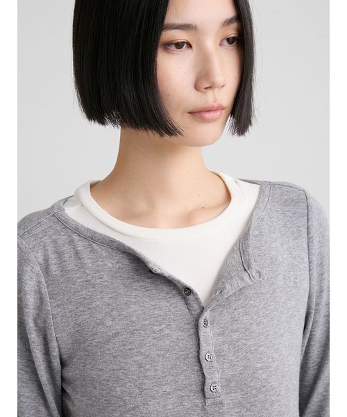 MIESROHE（ミースロエ） tシャツ レイヤードデザインカットトップス