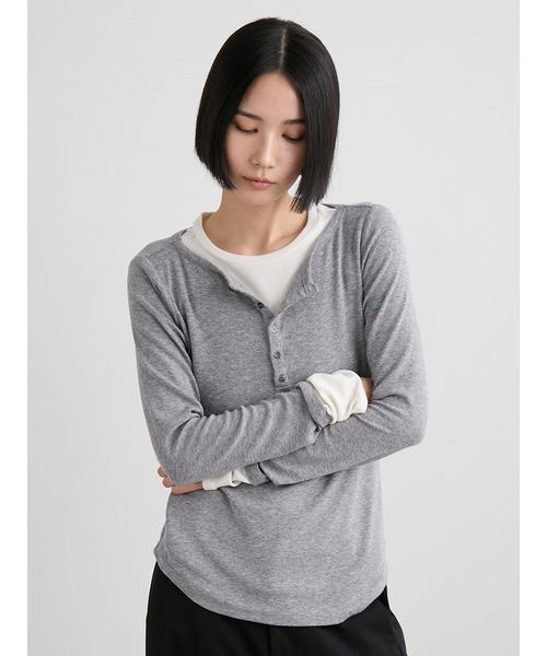 r*e様 MIESROHE 新品同様　長袖レイヤーTシャツ ブラック/ホワイト trim_fce_item66e676aa4659f.jpg