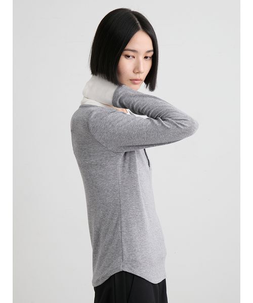 miesrohe ウール混レイヤードカットソー ウール混レイヤードカットソー（Tシャツ/カットソー）｜MIESROHE