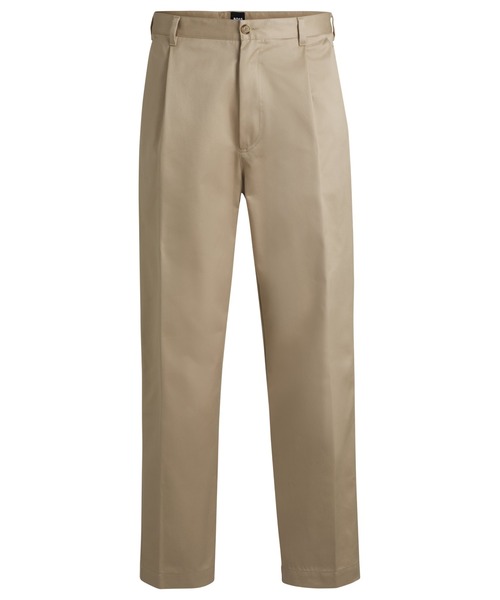 BOSS（HUGO BOSS） パンツ リラックスフィットパンツ コットンツイル