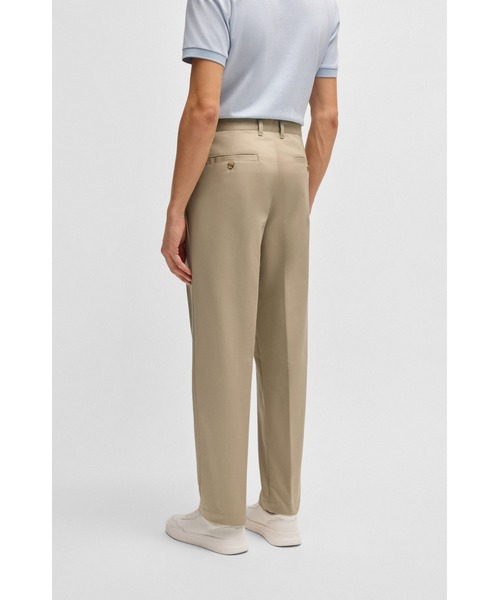 BOSS（HUGO BOSS） パンツ リラックスフィットパンツ コットンツイル