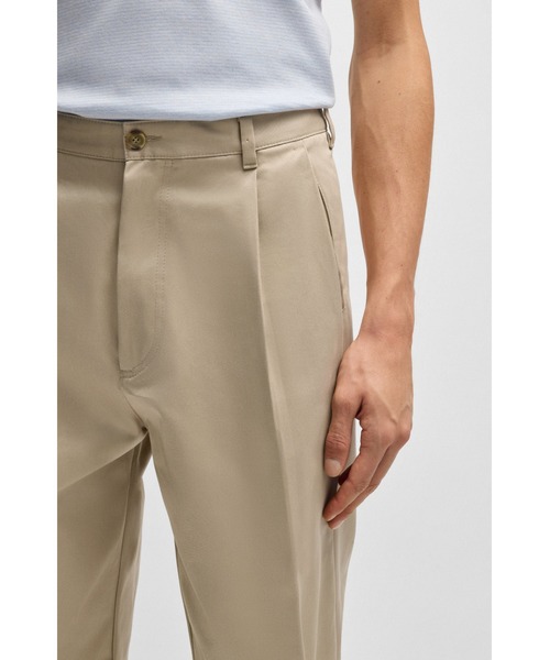 BOSS（HUGO BOSS） パンツ リラックスフィットパンツ コットンツイル