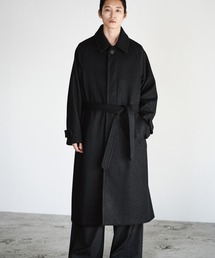 WYM LIDNM ステンカラーコート コート WOOLY HERRINGBONE BALMACAAN WYM LIDNM ステンカラーコート コート WOOLY HERRINGBONE BALMACAAN