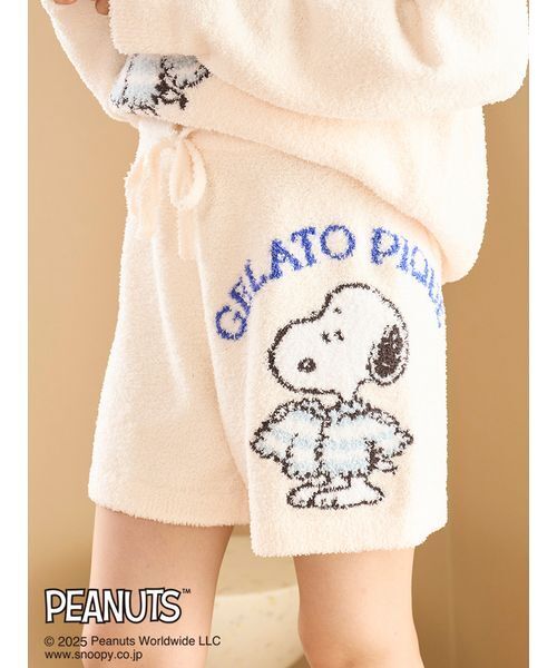 レア　新品gelato piqueスヌーピー❤︎ピーナッツ ルームウェアパジャマ ジェラート ピケ「ピーナッツ」コラボルームウェア、スポーツをする