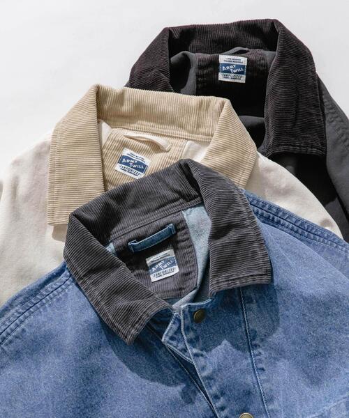 「ARMY TWILL」 ジャケット MEDIUM チャコールグレー メンズ_画像3