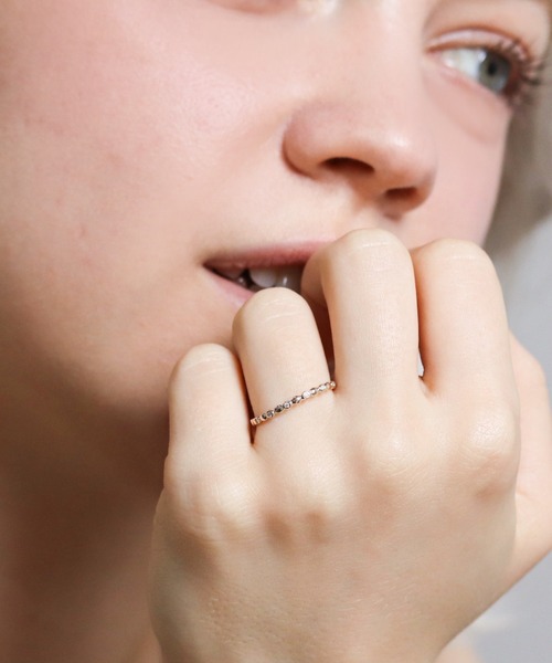 cui-cui（キュイキュイ） 指輪 リング ダイヤモンド ドット リング