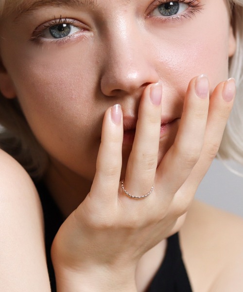 cui-cui（キュイキュイ） 指輪 リング ダイヤモンド ドット リング