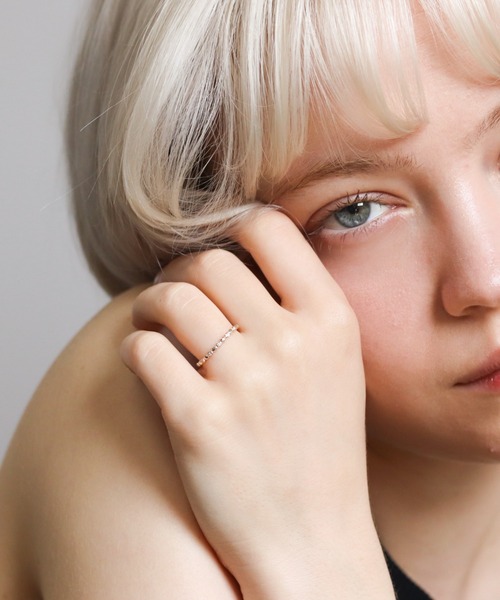 cui-cui（キュイキュイ） 指輪 リング ダイヤモンド ドット リング